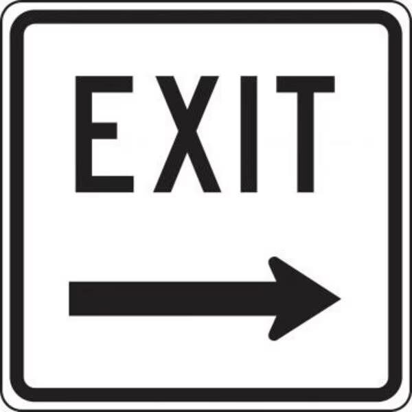 Accuform FACILITY TRAFFIC SIGN 18 X 18 FRR847RA FRR847RA - main